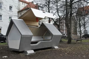 Alemania innova con cápsulas solares para refugiar a personas sin hogar