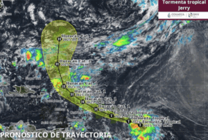 Tormenta Tropical Jerry se forma en el Atlántico central