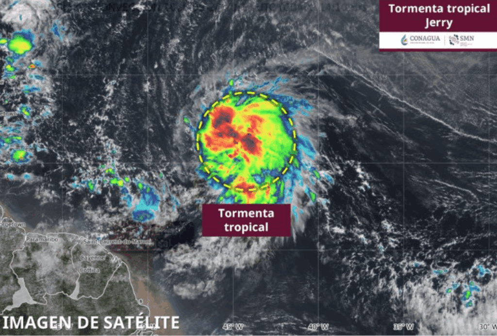 Tormenta Tropical Jerry se forma en el Atlántico central