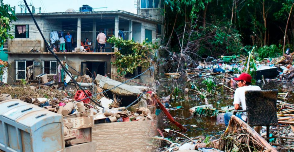 Suman 72 personas fallecidas y 48 no localizadas, por intensas lluvias en cinco estados