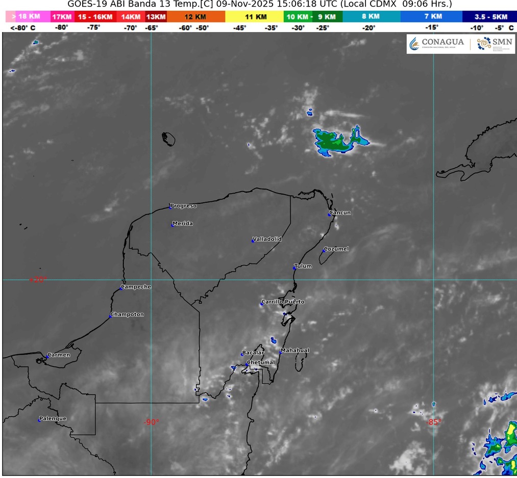 Clima hoy en Cancún y Quintana Roo: Lluvias por canal de baja presión 3 Clima hoy en Cancún y Quintana Roo: Lluvias por canal de baja presión