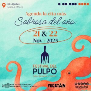 Río Lagartos se alista para el 4º Festival del Pulpo