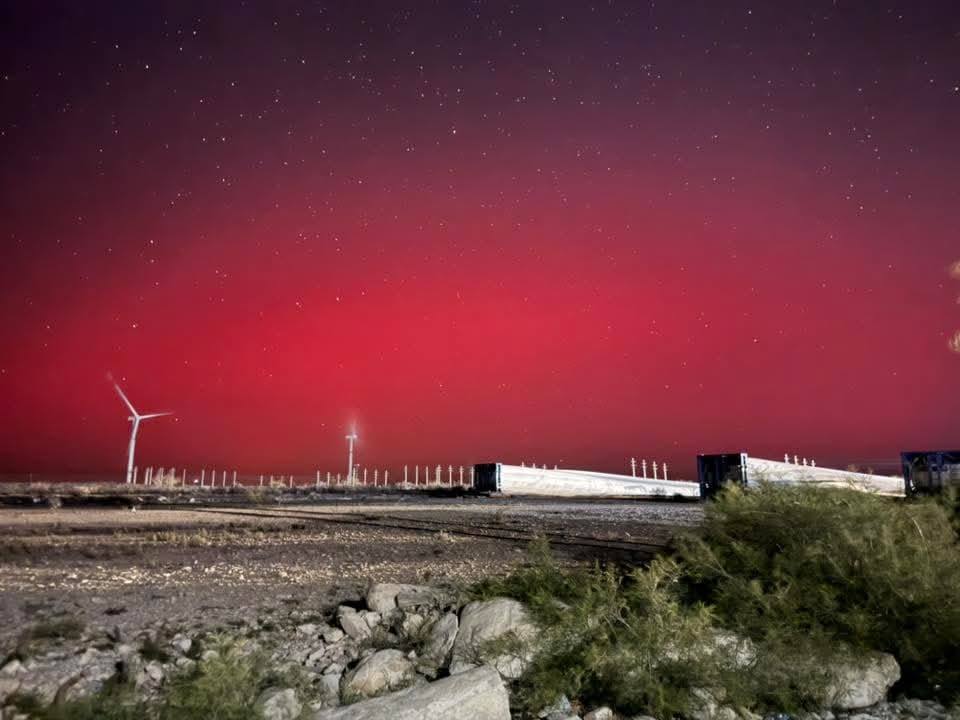 Auroras boreales iluminaron los cielos de México (FOTOS) 5 Auroras boreales iluminaron los cielos de México (FOTOS)