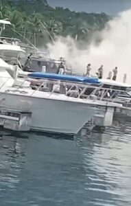 Explota embarcación de la SEMAR en Cozumel; deja 5 lesionados