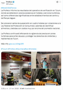 Suspenden restaurantes por vender tacos de 400 pesos en Tulum 