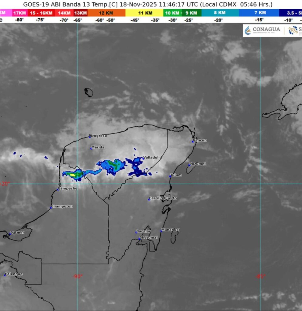 Clima hoy en Cancun y Quintana Roo: Nublado con posibles lluvias 5 Clima