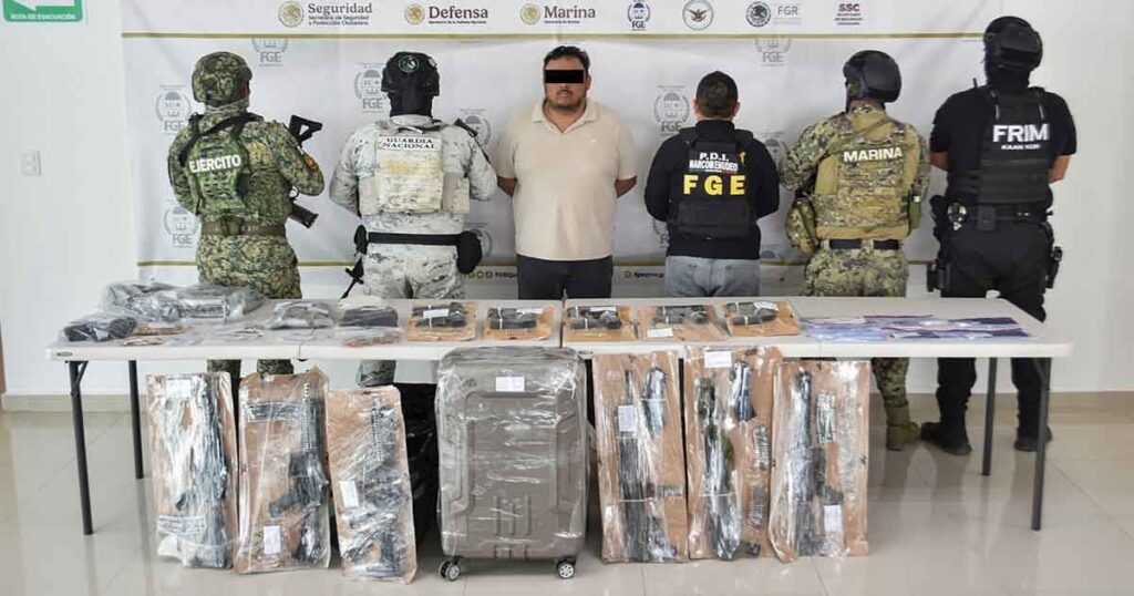 Detienen en Cancún a "El Rayo", líder operacional del CJNG en Playa del Carmen