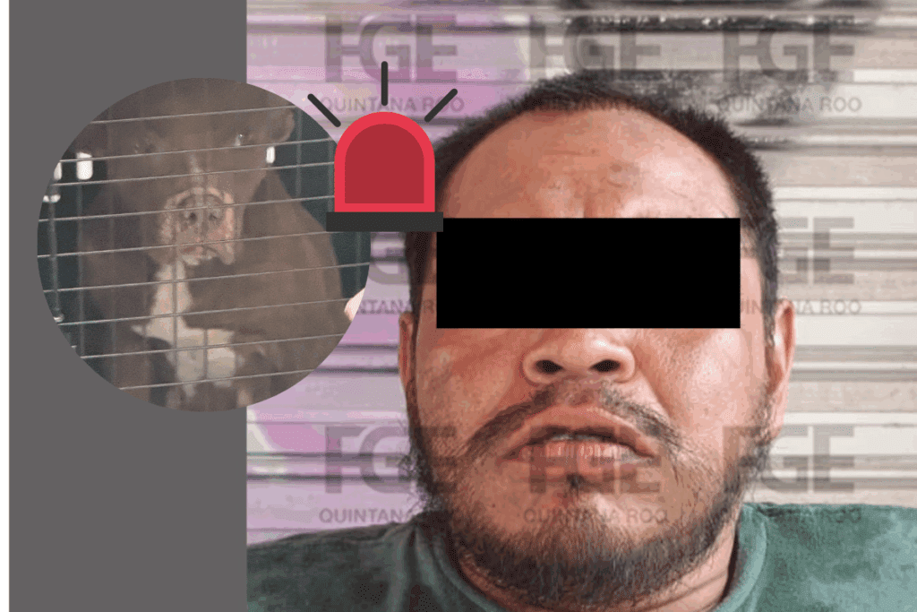 Dan 2 años de prisión a hombre que abusó y maltrató a perrita en Cancún