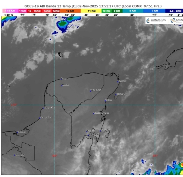 Clima en Cancún y Quintana Roo: Lluvias aisladadas