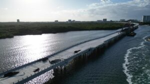 Construcción del Puente Nichupté en Cancún avanza al 90.2%