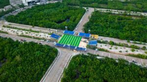 Malecón Tajamar de Cancún se alista para recibir la Copa Mundial Socca