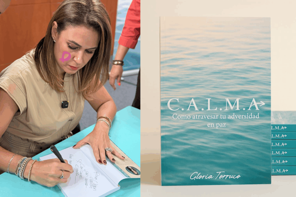Gloria Torruco presenta su libro “C.A.L.M.A. Como atravesar tu adversidad en paz”