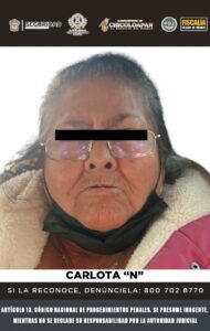 Niegan prisión domiciliaria a Carlota “N”, la abuelita de Chalco