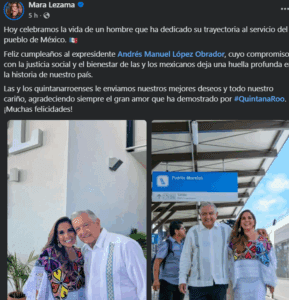 AMLO cumple 72 años en el retiro en Palenque; así lo felicitaron algunos políticos