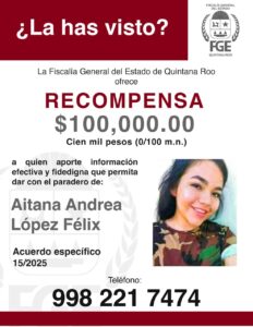 Fiscalía de Quintana Roo ofrece recompensa para hallar a 12 desaparecidos