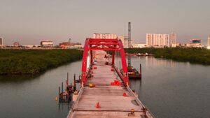 Puente Nichupté de Cancún: así luce a más del 90% de avance 